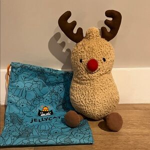 Jellycat Amuseables Peanut Reindeer Large